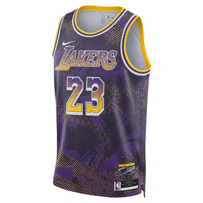 Nike Lebron James Los Angeles Lakers 2025/26 Select Series  Men's Dri-fit Nba Swingman Jersey In Purple