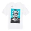 Nike Lebron James Printing Sports Short Sleeve White