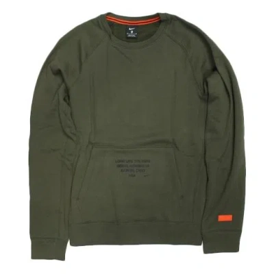 Nike Lebron Men's Ls Round Neck Sweater Green