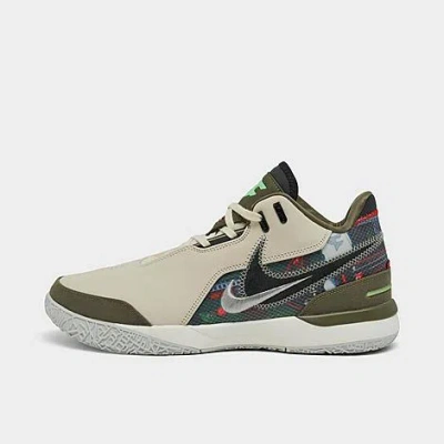 Nike Lebron Nxxt Gen Ampd Basketball Shoes In Black/tan/olive