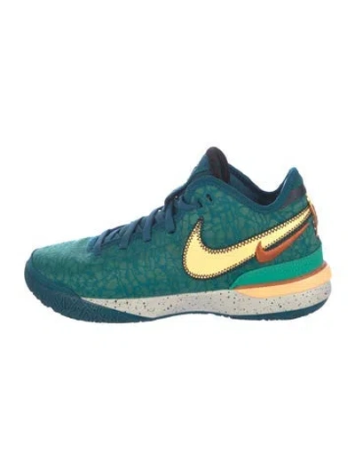 Pre-owned Nike Lebron Nxxt Gen Geode Teal Purple Sneakers In Blue