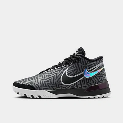 Nike Lebron Nxxt Genisus Basketball Shoes In Black/white/smoke Grey/light Smoke Grey