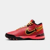 Nike Mens  Lbj Nxxt Genisus In Bright Crimson/black/sundial/laser Orange