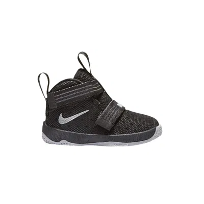 Pre-owned Nike Lebron Soldier 10 Td 'black Metallic Silver' | Infant Size 5