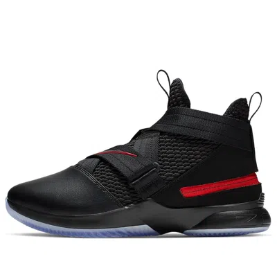 Nike Lebron Soldier 12 Flyease 4e 'black University Red' In Multi
