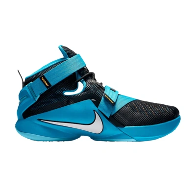 Pre-owned Nike Lebron Soldier 9 'black Lagoon' In Blue