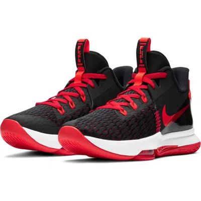 Nike Lebron Witness 5 'bred' Cq9380-005 Men's 13 Black Basketball Shoes Gbnc32