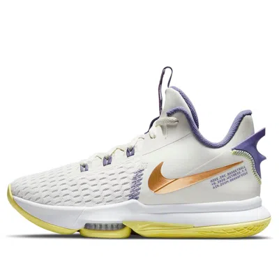 Nike Lebron Witness 5 Ep 'summit White Metallic Bronze' In Multi