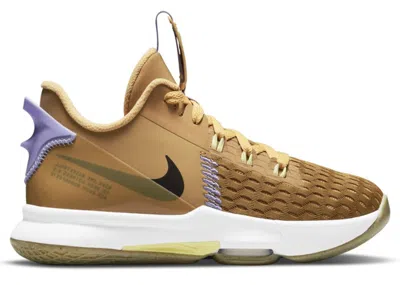 Pre-owned Nike Lebron Witness 5 Sneakers In Wheat/bucktan/light Zitron In Multi
