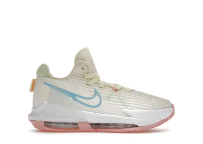 Pre-owned Nike Lebron Witness 6 Sneakers In Coconut Milk/polarized Blue/vapor Green In Multi