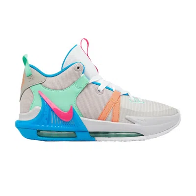 Pre-owned Nike Lebron Witness 7 Gs 'grey Fog Multi-color' | Kid's Size 5