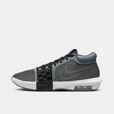 Nike Lebron Witness 8 Basketball Shoes In Cool Grey/black/white