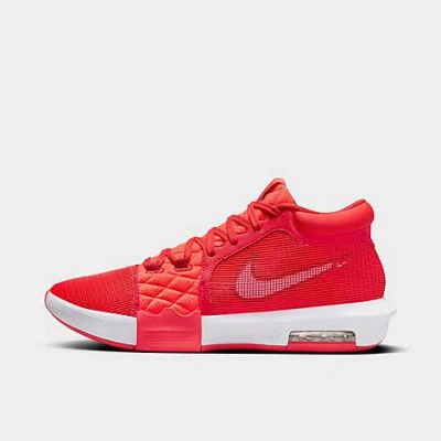 Nike Lebron Witness 8 Basketball Shoes In Light Crimson/bright Crimson/gym Red/white