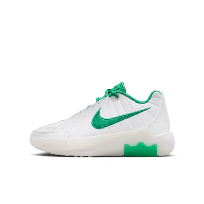 Nike Babies' Lebron Witness 9 Big Kids' Basketball Shoes In White