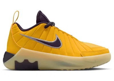 Pre-owned Nike Lebron Witness 9 Cave Purple Sneakers In Amarillo/soft Yellow/lilac
