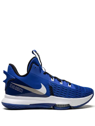 Nike Lebron Witness V Sneakers In Blue