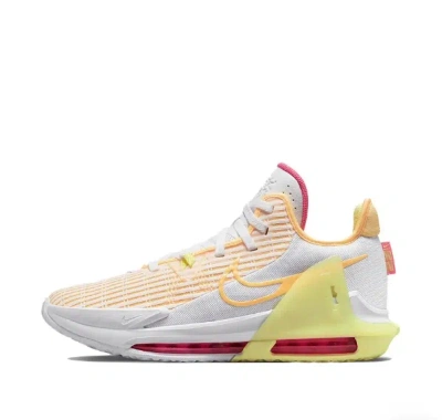 Pre-owned Nike Lebron Witness Vi 6 Ep Lemon Twist Dc8994-101 Shoes Men's Shoes In Orange