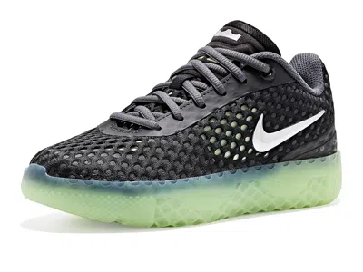 Nike Lebron Witness X Kc (big Kid) Kid's Shoes Black/metallic Silver/barely Volt/steam: 6.5 Big Kid M, Sy