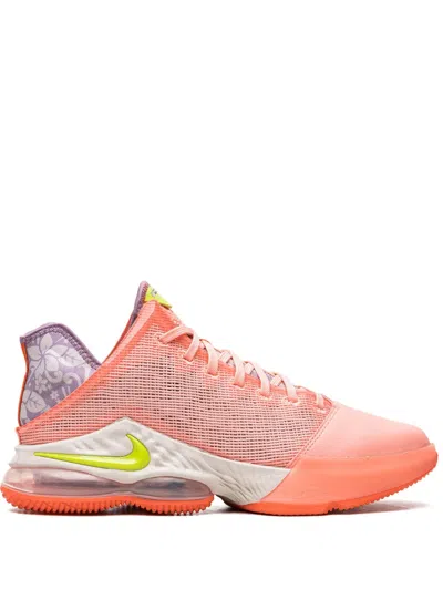 Nike Lebron Xix Low "atomic" Sneakers In Orange