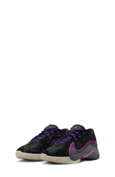Nike Lebron Xxii Basketball Shoe In Black/grey/purple