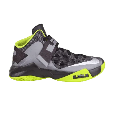 Pre-owned Nike Lebron Zoom Soldier 6 'cool Grey Atomic Green'