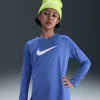 Nike Legend Big Kids' Dri-fit Long-sleeve T-shirt In Blue
