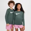 Nike Legend Big Kids' Dri-fit Long-sleeve T-shirt In Green
