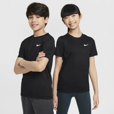 Nike Legend Big Kids' Dri-fit T-shirt In Black