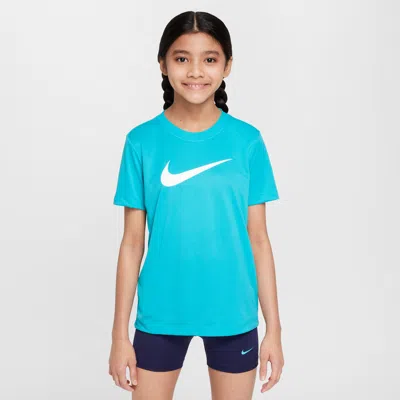 Nike Legend Big Kids' Dri-fit T-shirt In Green