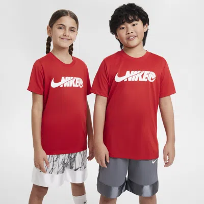 Nike Legend Big Kids' Dri-fit T-shirt In Red