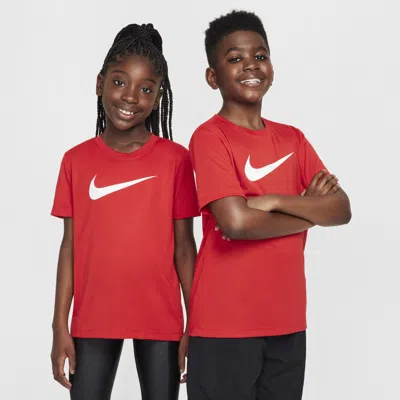 Nike Legend Big Kids' Dri-fit T-shirt In Red