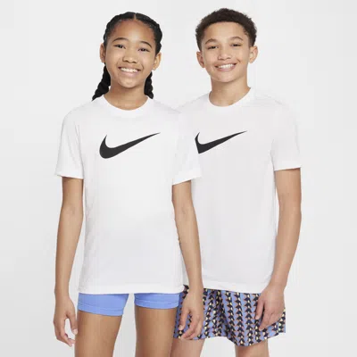 Nike Legend Big Kids' Dri-fit T-shirt In White