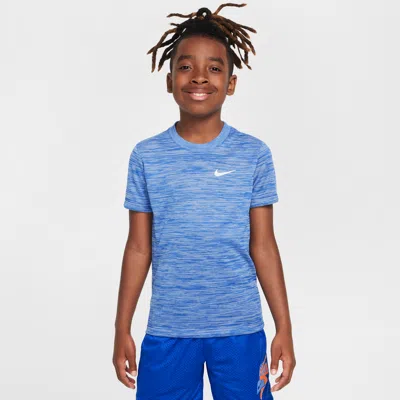 Nike Legend Big Kids' Dri-fit Training T-shirt In Blue