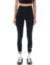 Nike One High Waisted Leggings In Black