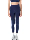 Nike Therma-fit High Waist Leggings In Blue