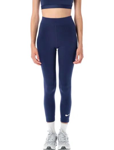 Nike Leggings 7/8 In Blue