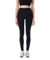 Nike Go High Waisted Cropped Leggings In Black