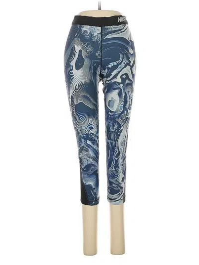 Pre-owned Nike Leggings In Blue