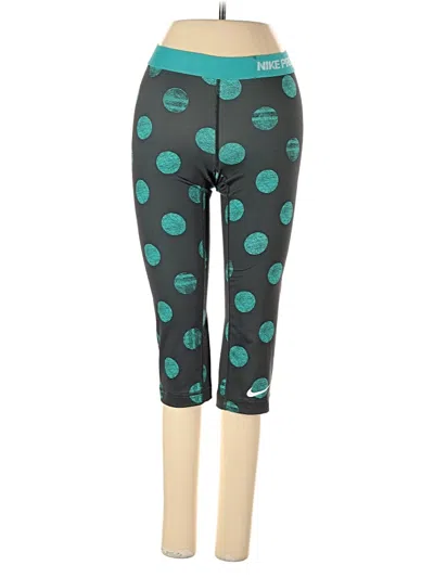 Pre-owned Nike Leggings In Blue