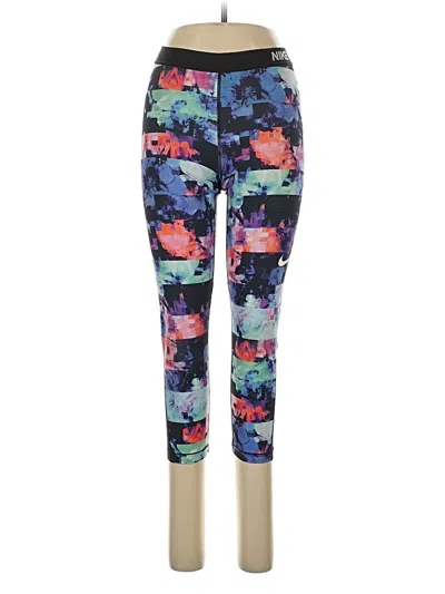 Pre-owned Nike Leggings In Blue