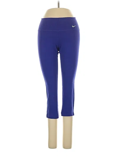 Pre-owned Nike Leggings In Blue