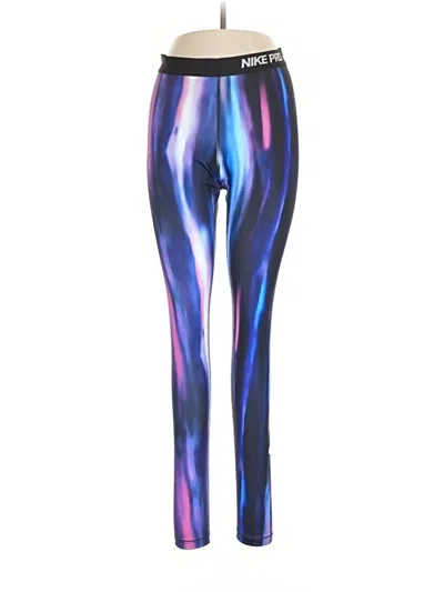 Pre-owned Nike Leggings In Blue