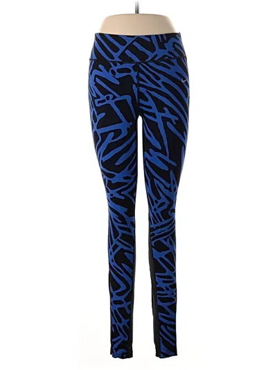 Pre-owned Nike Leggings In Blue