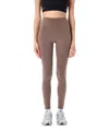 Nike High Waist Ankle Length Leggings In Brown