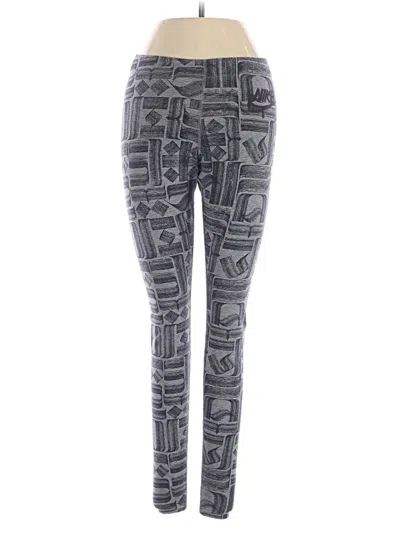 Pre-owned Nike Leggings In Gray