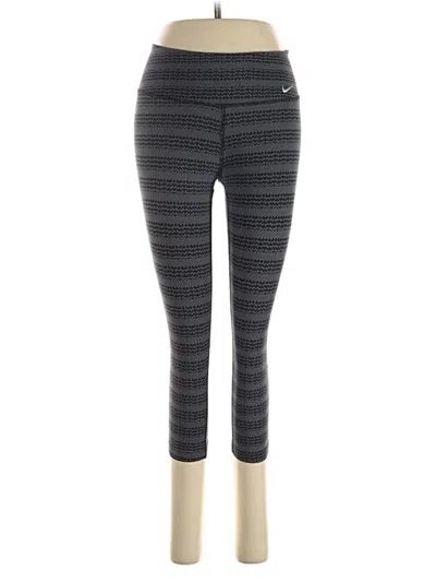 Pre-owned Nike Leggings In Gray