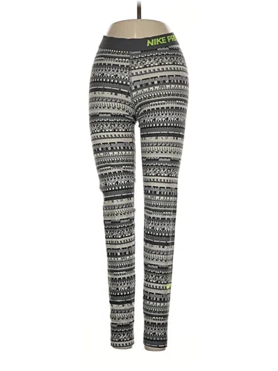 Pre-owned Nike Leggings In Gray