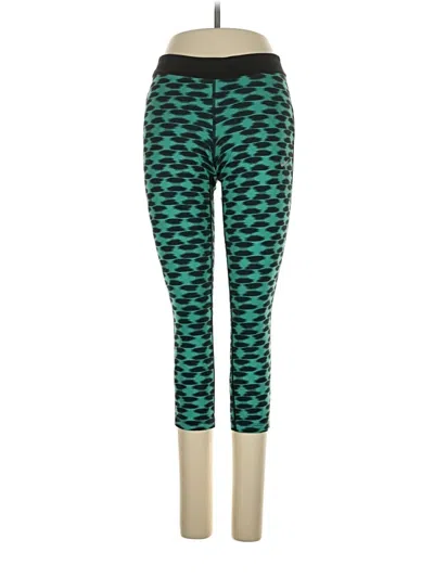 Pre-owned Nike Leggings In Green