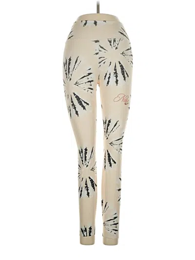 Pre-owned Nike Leggings In Ivory