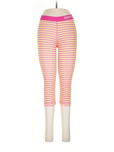 Pre-owned Nike Leggings In Pink